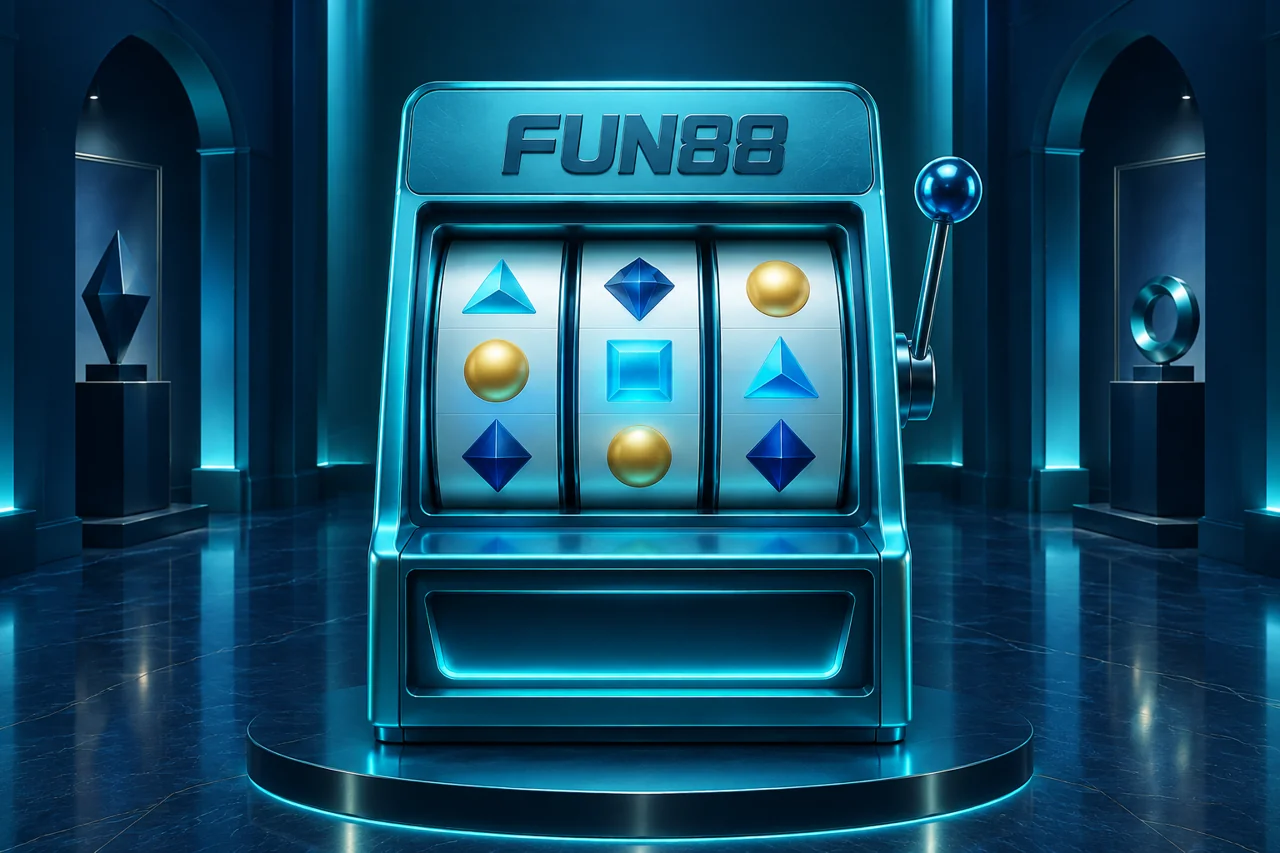 Máy slot minh họa FUN88 với biểu tượng hình học